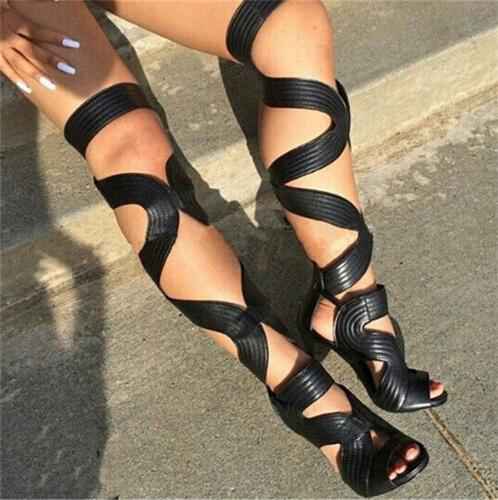 Sexy Open Toe Gladiator : Sandals Boots, , [], ꫀꪶꫀᧁꪖꪀᥴꫀ꠸ᠻꪗ..