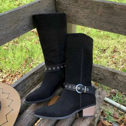 Stylish Point Toe Block : Heels Boots, , ["Classy Ballet Flats","Ship From Overseas","Shipping delay Feb 4 - Feb 24"], ꫀꪶꫀᧁꪖꪀᥴꫀ꠸ᠻꪗ..