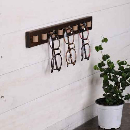 Wood Sunglasses Holder Wall Mounted Sunglass Organizer Husband Gifts, , ["Storage","Sunglasses"], ꫀꪶꫀᧁꪖꪀᥴꫀ꠸ᠻꪗ..