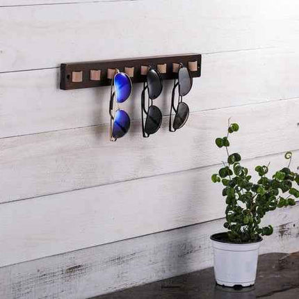 Wood Sunglasses Holder Wall Mounted Sunglass Organizer Husband Gifts, , ["Storage","Sunglasses"], ꫀꪶꫀᧁꪖꪀᥴꫀ꠸ᠻꪗ..