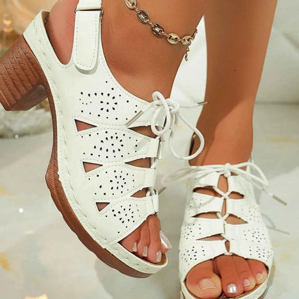 Stylish Block Heel Sandals : With Laces, , ["GraceStep","Ship From Overseas","Shipping delay Feb 12 - Feb 24","Shipping delay Feb 4 - Feb 24"], ꫀꪶꫀᧁꪖꪀᥴꫀ꠸ᠻꪗ..