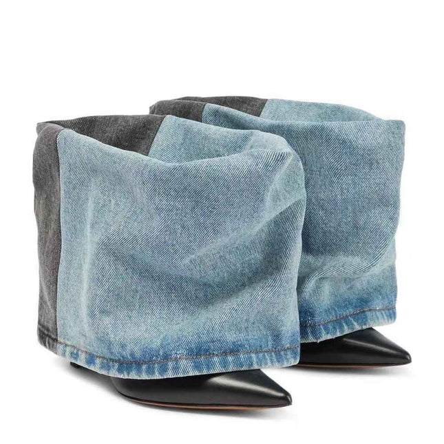 Women's Demin Pointer Toe : High Heel, , [], ꫀꪶꫀᧁꪖꪀᥴꫀ꠸ᠻꪗ..