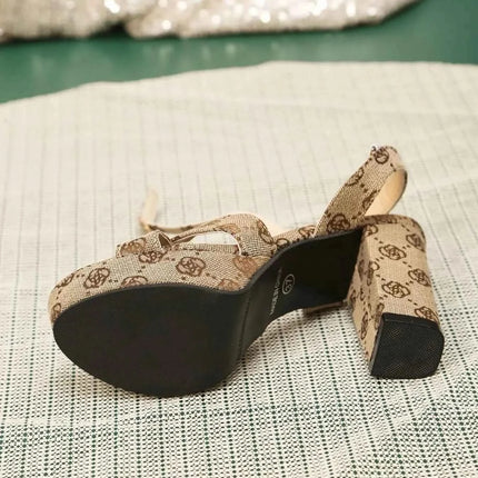 Elegant Platform Block : Heel Sandals, , ["Charming Soles","Ship From Overseas"], ꫀꪶꫀᧁꪖꪀᥴꫀ꠸ᠻꪗ..