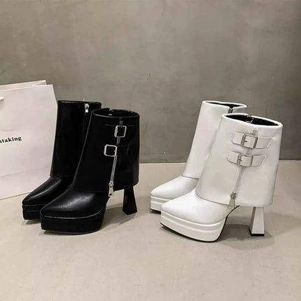 Elegant Point Toe : High Heels Boots, , ["Classy Ballet Flats","Ship From Overseas"], ꫀꪶꫀᧁꪖꪀᥴꫀ꠸ᠻꪗ..