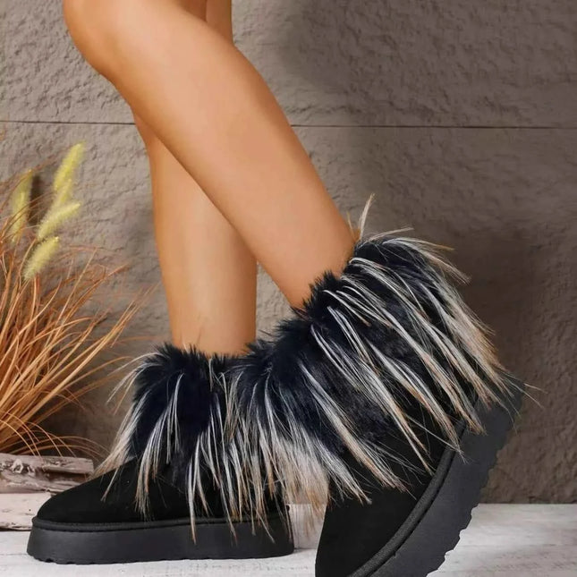 Chic Platform Boots: Round Toe Style, , ["Dear Monkey","Ship From Overseas"], ꫀꪶꫀᧁꪖꪀᥴꫀ꠸ᠻꪗ..