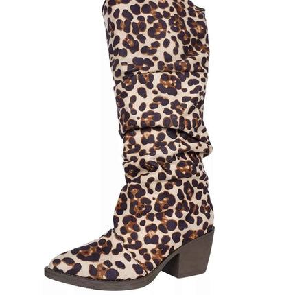 Cowboy Leopard Point Toe : Block Heels Boots, , ["Classy Ballet Flats","Ship From Overseas"], ꫀꪶꫀᧁꪖꪀᥴꫀ꠸ᠻꪗ..