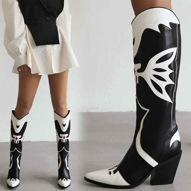 Western Cowboy : Women's Knee High Boots, , [], ꫀꪶꫀᧁꪖꪀᥴꫀ꠸ᠻꪗ..