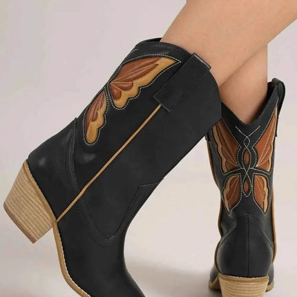 Beast Fashion Butterfly Cut : Detail Point Toe Boots, , ["Beast Fashion","Ship from USA"], ꫀꪶꫀᧁꪖꪀᥴꫀ꠸ᠻꪗ..