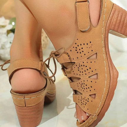 Stylish Block Heel Sandals : With Laces, , ["GraceStep","Ship From Overseas","Shipping delay Feb 12 - Feb 24","Shipping delay Feb 4 - Feb 24"], ꫀꪶꫀᧁꪖꪀᥴꫀ꠸ᠻꪗ..