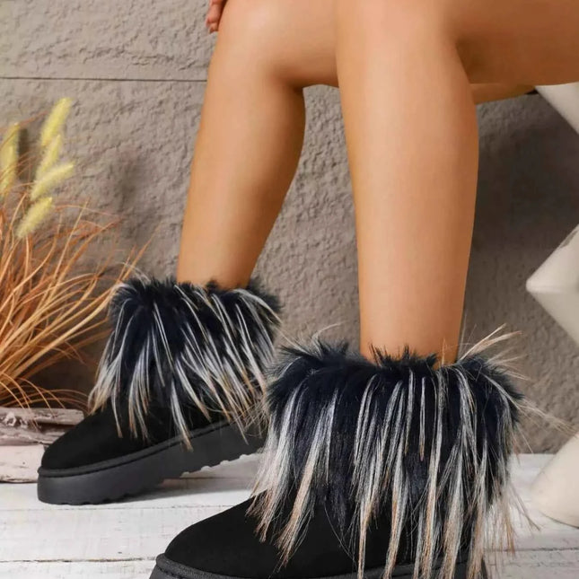 Chic Platform Boots: Round Toe Style, , ["Dear Monkey","Ship From Overseas"], ꫀꪶꫀᧁꪖꪀᥴꫀ꠸ᠻꪗ..