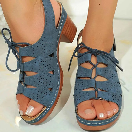 Stylish Block Heel Sandals : With Laces, , ["GraceStep","Ship From Overseas","Shipping delay Feb 12 - Feb 24","Shipping delay Feb 4 - Feb 24"], ꫀꪶꫀᧁꪖꪀᥴꫀ꠸ᠻꪗ..